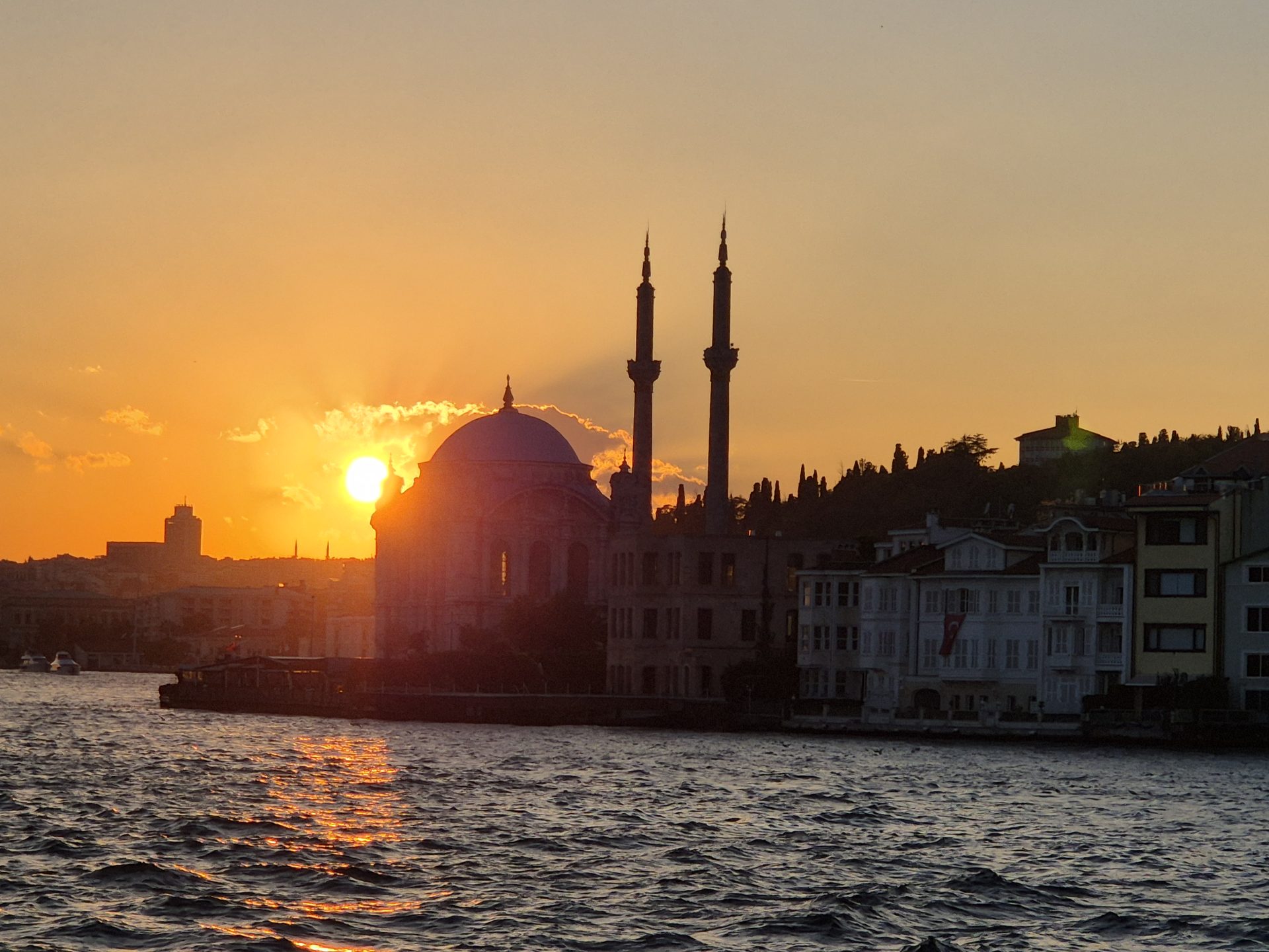 Istanbul city and Bosphorus reading holiday