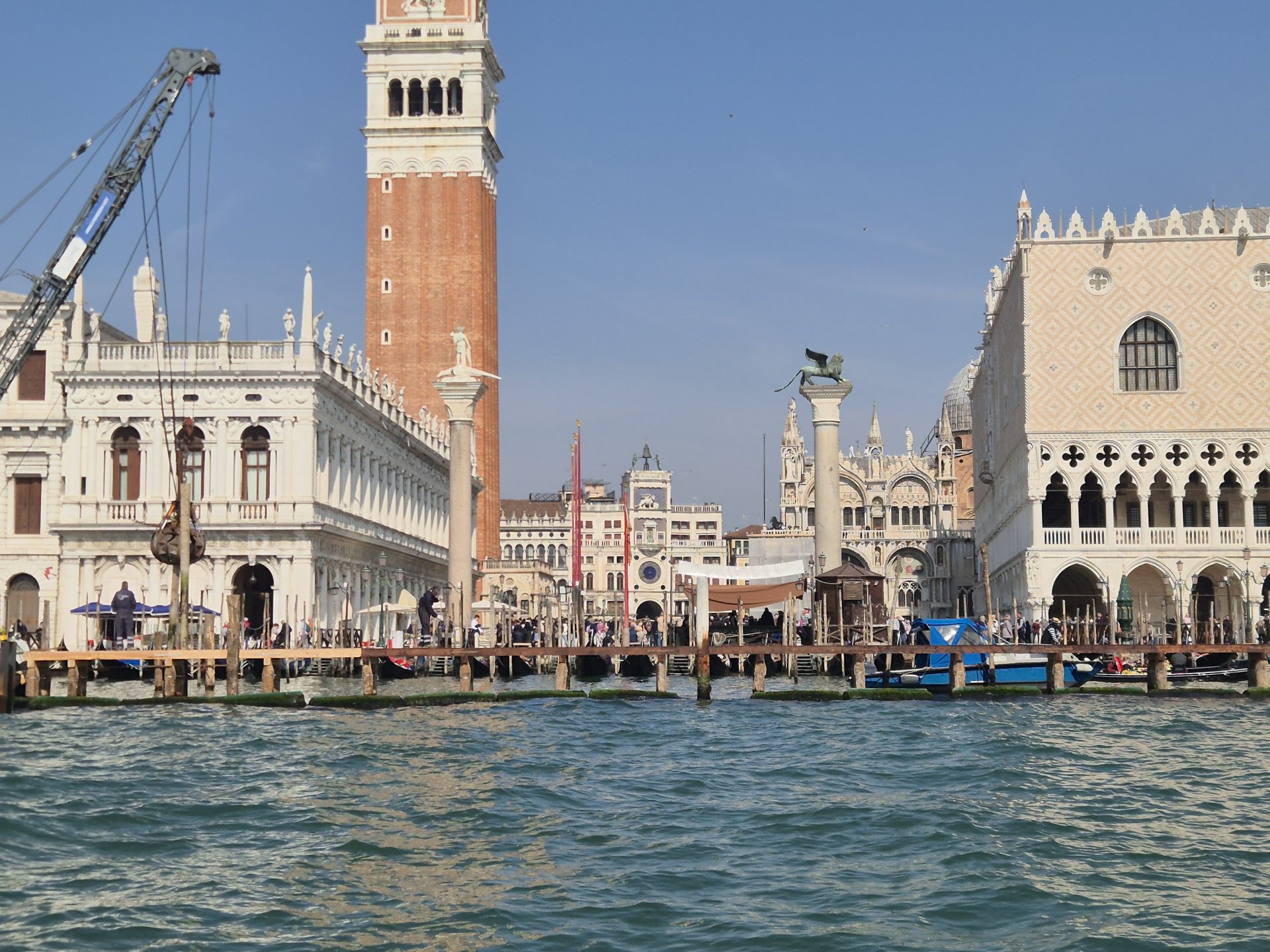 Venice canal and historic buildings